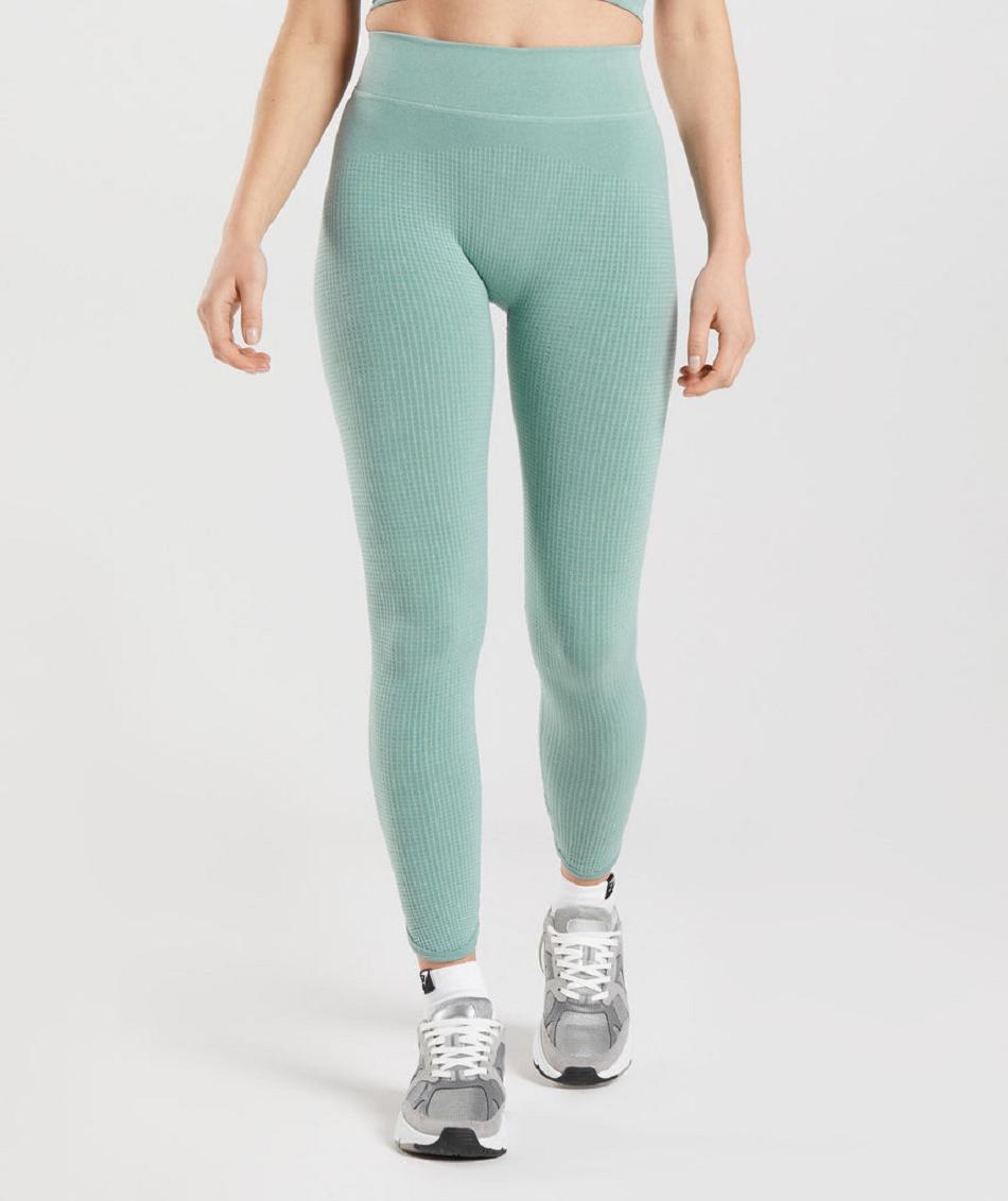 Gymshark Pause Seamless Ženske Tajice Plave | HR 4043MQZ